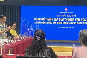 Thành lập Giải thưởng Văn học Kim Đồng và phát động cuộc vận động sáng tác cho thiếu nhi