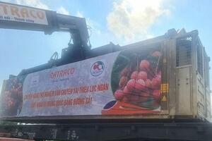 Xuất khẩu vải thiều bằng đường sắt: Tránh ùn ứ hàng hóa tại cửa khẩu