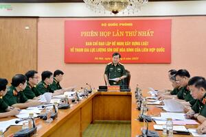 Lập đề nghị xây dựng Luật về tham gia lực lượng gìn giữ hòa bình Liên hợp quốc