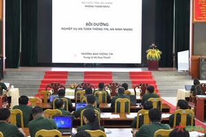 Bộ Chỉ huy Quân sự tỉnh An Giang: Bồi dưỡng nghiệp vụ an toàn thông tin, an ninh mạng