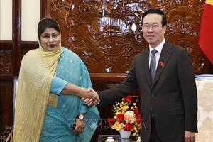 Chủ tịch nước Võ Văn Thưởng tiếp Đại sứ Bangladesh