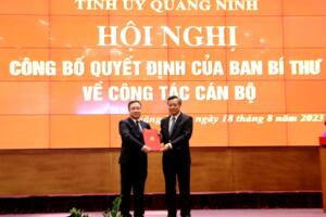 Quảng Ninh: Ông Đặng Xuân Phương được bầu làm Phó bí thư Tỉnh ủy