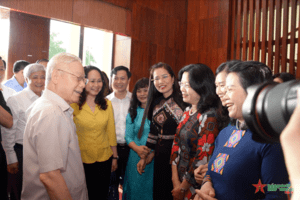 Tổng Bí thư Nguyễn Phú Trọng thăm, làm việc tại tỉnh Lạng Sơn