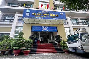 Công an mời lãnh đạo Chi cục Thú y vùng 6 về trụ sở làm việc phối hợp điều tra