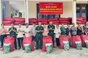 Đoàn Kinh tế-Quốc phòng 516 triển khai mô hình giảm nghèo tại huyện đảo Lý Sơn