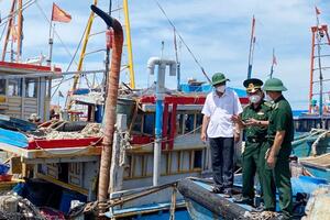 Bảo đảm an toàn cho ngư dân trong mùa mưa bão