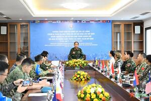 Thượng tướng Phùng Sĩ Tấn tiếp Trưởng đoàn các nước ADMM+ dự CEPPP trong tham gia gìn giữ hòa bình