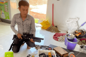 Huy động Biên phòng, Công an 4 tỉnh "đánh" chuyên án sản xuất, mua bán súng cực lớn