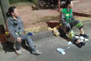 Bắt 2 thanh niên dùng súng bắn nữ lao công ở Quảng Ngãi