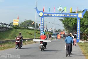 Đa dạng sản phẩm OCOP tại hội chợ lễ hội chùa Keo Thái Bình 2023