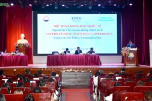 Hội thảo khoa học quốc tế  “Nguồn lực cho truyền thông chính sách”