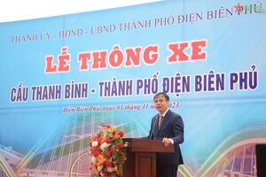 TP Điện Biên Phủ, tỉnh Điện Biên: Thông xe cầu Thanh Bình