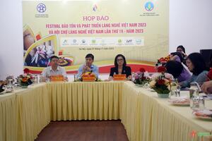 Festival bảo tồn và phát triển làng nghề lần đầu tiên được tổ chức
