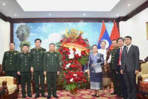 Bộ Quốc phòng Việt Nam chúc mừng Quốc khánh nước Cộng hòa Dân chủ nhân dân Lào