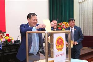 Chủ tịch HĐND và UBND tỉnh Nam Định đều có 100% số phiếu tín nhiệm cao