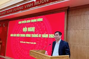 Hội nghị báo cáo viên Trung ương: Đẩy mạnh tuyên truyền để đạt kết quả tốt nhất trong năm 2024