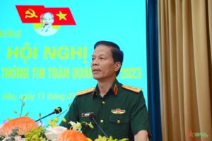 Trung tướng Nguyễn Trọng Bình dự Hội nghị Chủ nhiệm Thông tin toàn quân năm 2023