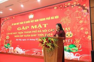 Gặp mặt lãnh đạo, cán bộ Mặt trận Hà Nội qua các thời kỳ