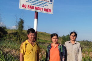 Niềm vui từ... ao chống chịu biến đổi khí hậu