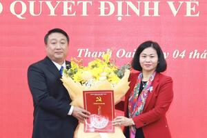 Đồng chí Nguyễn Khánh Bình giữ chức Phó Bí thư Huyện ủy Thanh Oai