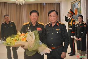 Đối thoại Chính sách Quốc phòng Việt Nam - Lào lần thứ 4