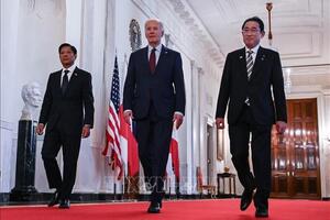 Mỹ, Nhật Bản và Philippines khẳng định sẽ tiếp tục thúc đẩy hợp tác ba bên