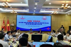 Hội thảo Giải pháp tháo gỡ vướng mắc trong tiếp cận vốn tín dụng đối với khu vực kinh tế tập thể
