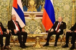Chủ tịch Cuba hội đàm với Tổng thống Nga