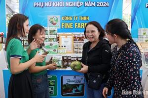 Trưng bày hơn 200 sản phẩm của phụ nữ khởi nghiệp