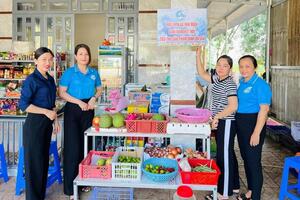 Bình Phước: Phụ nữ khởi nghiệp với gian hàng kết nối tiêu thụ bình ổn giá