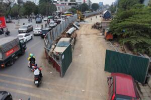 Hà Nội: Thông xe kỹ thuật toàn tuyến hạ cốt mở rộng đường Âu Cơ trước ngày 30-6