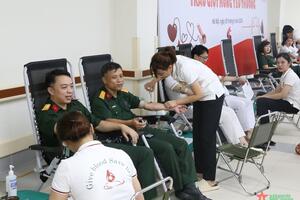 Bệnh viện Quân y 103 tổ chức ngày hội hiến máu tình nguyện    ​