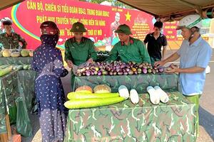 Thư về tòa soạn: “Gian hàng 0 đồng” của bộ đội