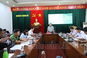 Đẩy nhanh tiến độ chuẩn bị Lễ hội Sầu riêng huyện Krông Pắc lần thứ II năm 2024