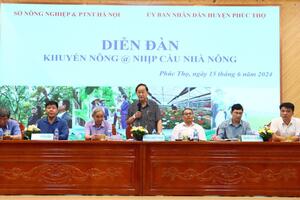 Giúp nông dân Phúc Thọ nâng cao kỹ thuật canh tác, chăn nuôi