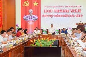 Bạc Liêu: Thảo luận nhiều vấn đề quan trọng thuộc thẩm quyền UBND tỉnh