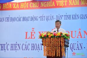 Kiên Giang: Xuất quân thực hiện các hoạt động Tết quân dân năm 2025