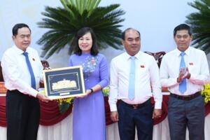 Chủ tịch Quốc hội Trần Thanh Mẫn dự khai mạc Kỳ họp thứ 15, Hội đồng nhân dân tỉnh Bình Phước
