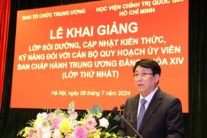Khai giảng lớp bồi dưỡng cán bộ quy hoạch Ủy viên Ban Chấp hành Trung ương Đảng khóa XIV