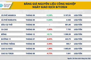 Xuất khẩu cà phê sẽ chỉ tăng trở lại từ tháng 10/2024