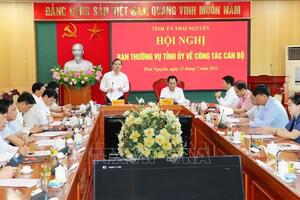 Đồng chí Trịnh Việt Hùng được bầu giữ chức Bí thư Tỉnh ủy Thái Nguyên