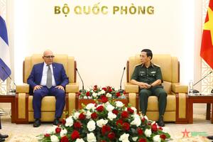 Đại tướng Phan Văn Giang tiếp Bộ trưởng Bộ Xây dựng Cuba