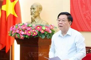 Đoàn kiểm tra của Ban Bí thư làm việc với Bộ Lao động - Thương binh và Xã hội