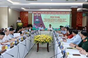 Ban Chỉ đạo Trung ương về phòng, chống tham nhũng, tiêu cực làm việc với tỉnh Bình Phước
