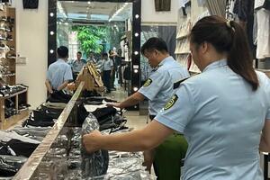 Yên Bái: Xử phạt hộ kinh doanh Lương Hồng Vân bán hàng hóa giả mạo nhãn hiệu