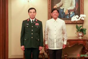 Đại tướng Phan Văn Giang chào xã giao Tổng thống Philippines, thăm trụ sở Bộ tư lệnh Hải quân Philippines