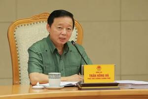 Phó Thủ tướng Trần Hồng Hà chủ trì cuộc họp đánh giá tổng thể tiềm năng khoáng sản chiến lược