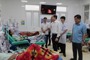 Kiểm tra công tác đáp ứng y tế phòng chống lụt bão