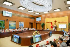 Chủ tịch Quốc hội và Thủ tướng đồng chủ trì hội nghị chuẩn bị Kỳ họp thứ 8, Quốc hội khóa XV