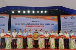 Hội chợ Công nghiệp hỗ trợ thành phố Hà Nội năm 2024 chính thức khai mạc